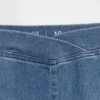 Jeans évasés à taille haute et ceinture croisée pour enfants