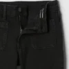 Jeans évasés à taille haute pour enfants, style années 70