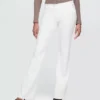 Jeans évasés taille haute style années 70