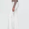 Jeans évasés taille haute style années 70