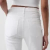 Jeans évasés taille haute style années 70