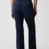 Jeans évasés taille haute style années 70