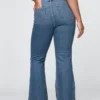 Jeans évasés taille haute style années 70