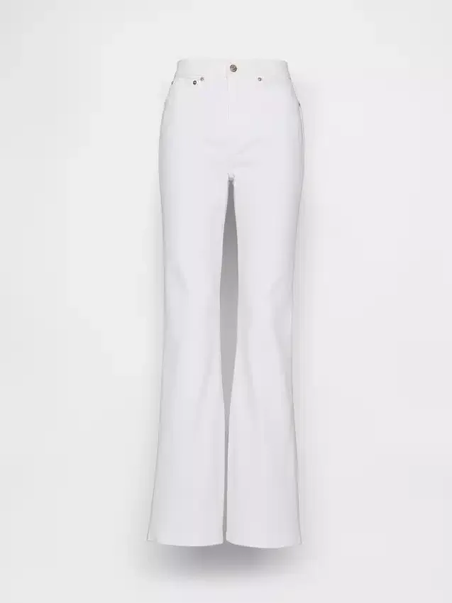 Jeans évasés taille haute style années 70