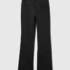 Jeans évasés taille haute style années 70