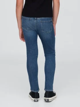 Jeggings à taille mi-haute pour enfants, à enfiler