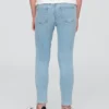 Jeggings à taille mi-haute pour enfants, à enfiler