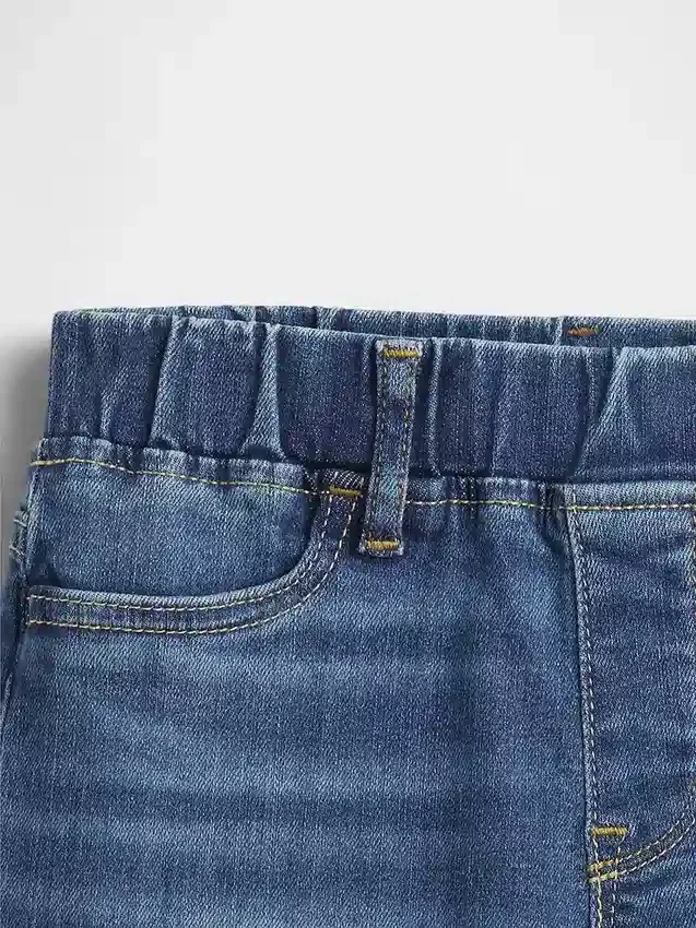 Jeggings à taille mi-haute pour enfants, à enfiler