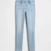 Jeggings à taille mi-haute pour enfants, à enfiler