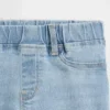 Jeggings à taille mi-haute pour enfants, à enfiler