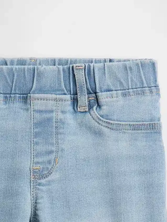 Jeggings à taille mi-haute pour enfants, à enfiler