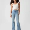 Jeggings évasés taille haute pour enfants
