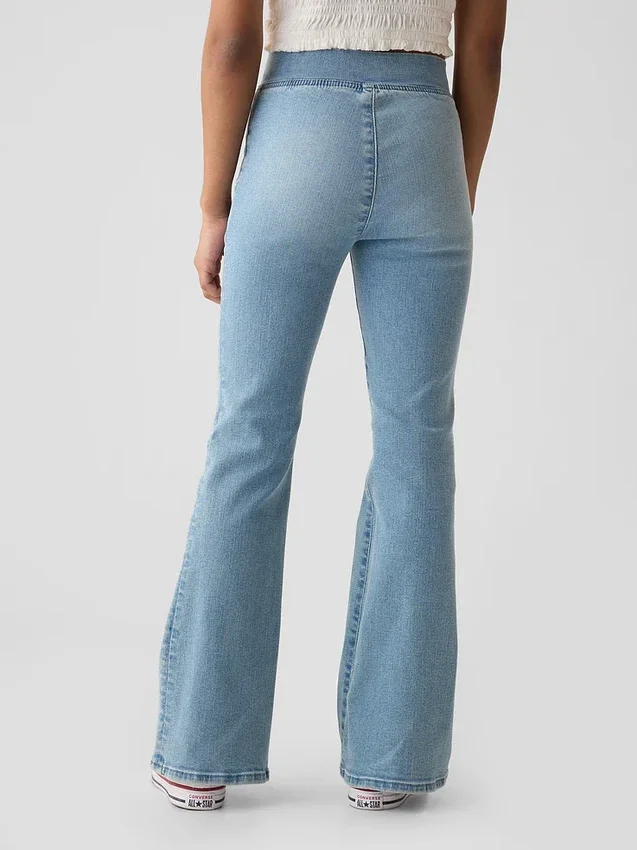 Jeggings évasés taille haute pour enfants