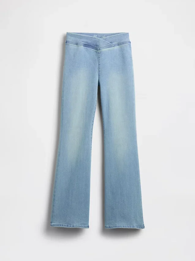 Jeggings évasés taille haute pour enfants
