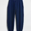 Jogger ample en denim de gaze de coton