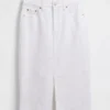 Jupe crayon midi en denim