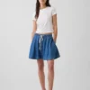 Jupe décontractée en denim ultra-doux
