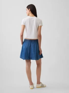 Jupe décontractée en denim ultra-doux