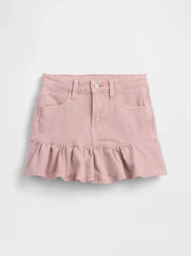 Jupe en denim à volants pour enfant