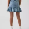Jupe en denim à volants pour enfant