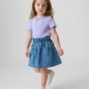 Jupe en jean à poches en forme de cœur pour Bébé & Enfant
