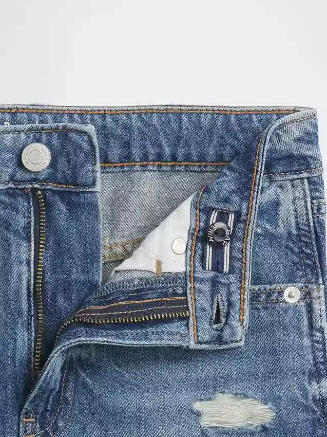 Jupe en jean taille haute pour enfant