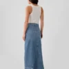 Jupe longue en denim