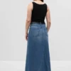 Jupe longue en denim