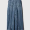 Jupe longue en denim