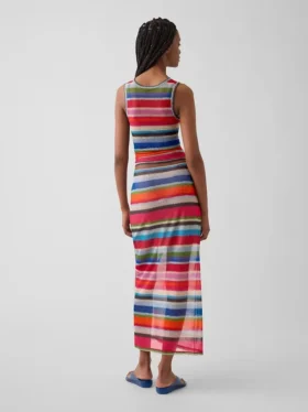 Jupe longue transparente à rayures « Happy Stripe » Gapstudio