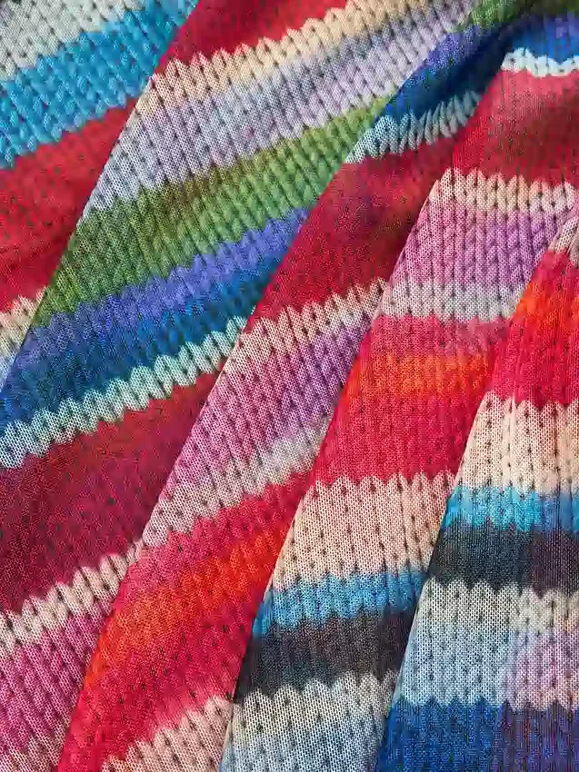 Jupe longue transparente à rayures « Happy Stripe » Gapstudio