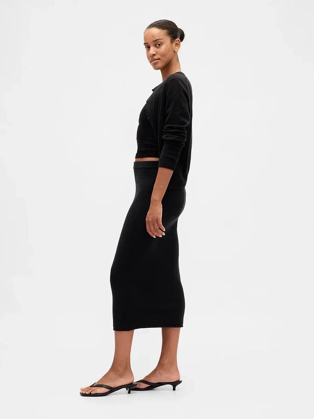 Jupe midi extensible CashSoft