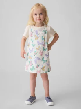 Jupe-salopette à papillons pour Bébé & Enfant