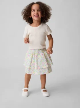 Jupe-short à double volant pour Bébé & Enfant