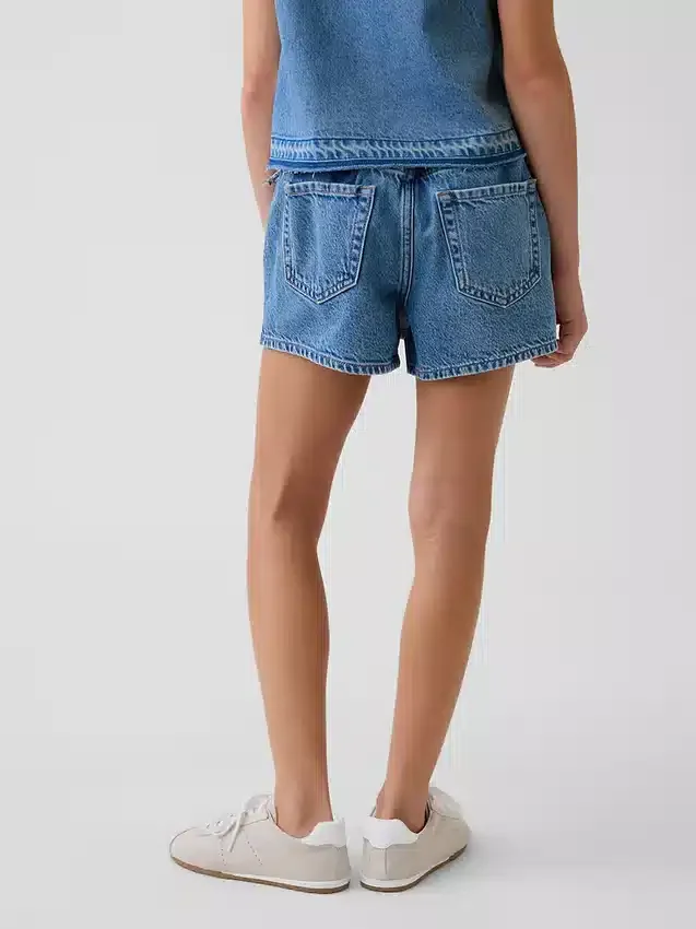 Jupe-short en denim pour enfant