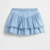 Jupe-short en denim à volants pour Bébé & Enfant
