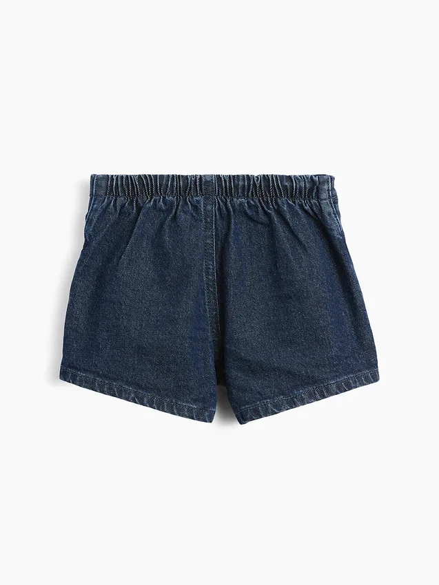 Jupe-short en jean à nœud pour Bébé & Enfant