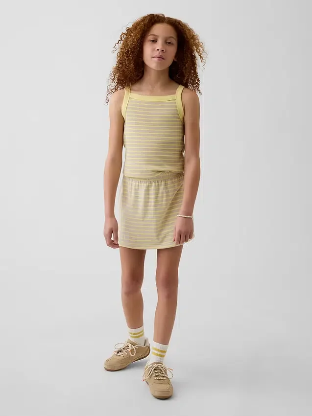 Jupe-short facile à enfiler pour enfants
