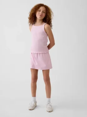 Jupe-short facile à enfiler pour enfants