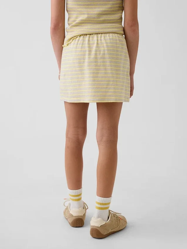 Jupe-short facile à enfiler pour enfants