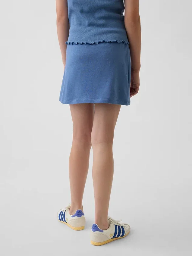 Jupe-short facile à enfiler pour enfants