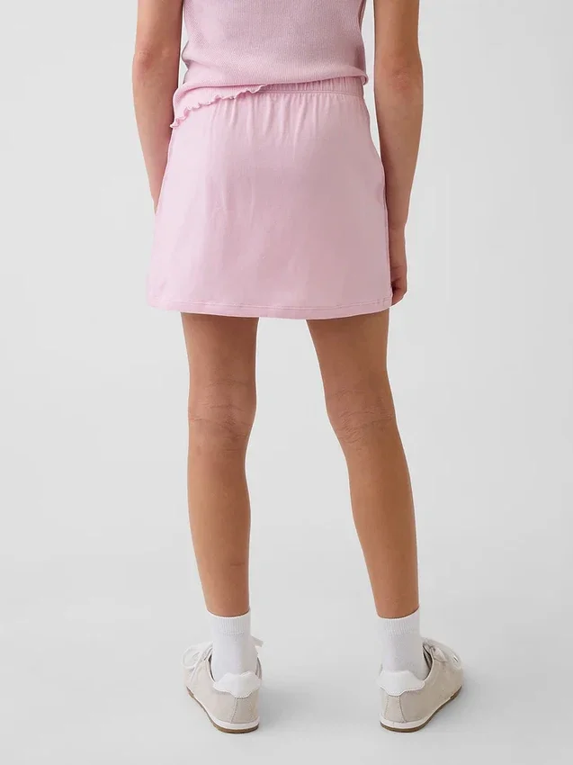 Jupe-short facile à enfiler pour enfants