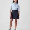 Jupe-short kaki plissée pour enfants