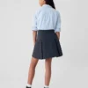 Jupe-short kaki plissée pour enfants