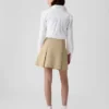 Jupe-short kaki plissée pour enfants