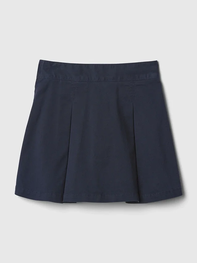 Jupe-short kaki plissée pour enfants