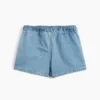 Jupe-short plissée en denim pour Bébé & Enfant