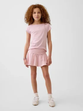Jupe-short à taille rabattable pour enfant