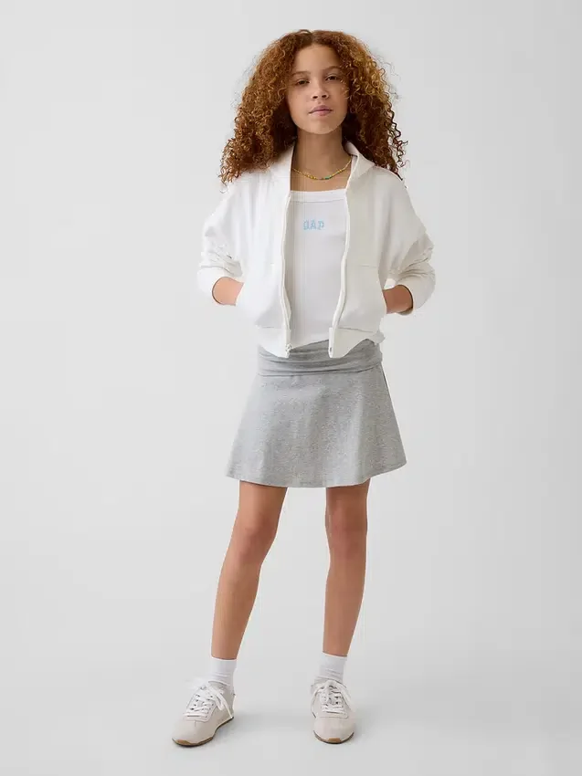 Jupe-short à taille rabattable pour enfant