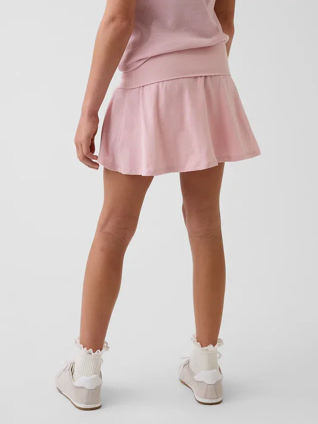 Jupe-short à taille rabattable pour enfant